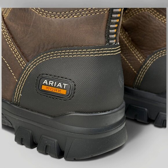 Ariat Treadfast 8in Waterproof Steel Toe Work Boot Men 8.5D Dark Brown NIB main image 13